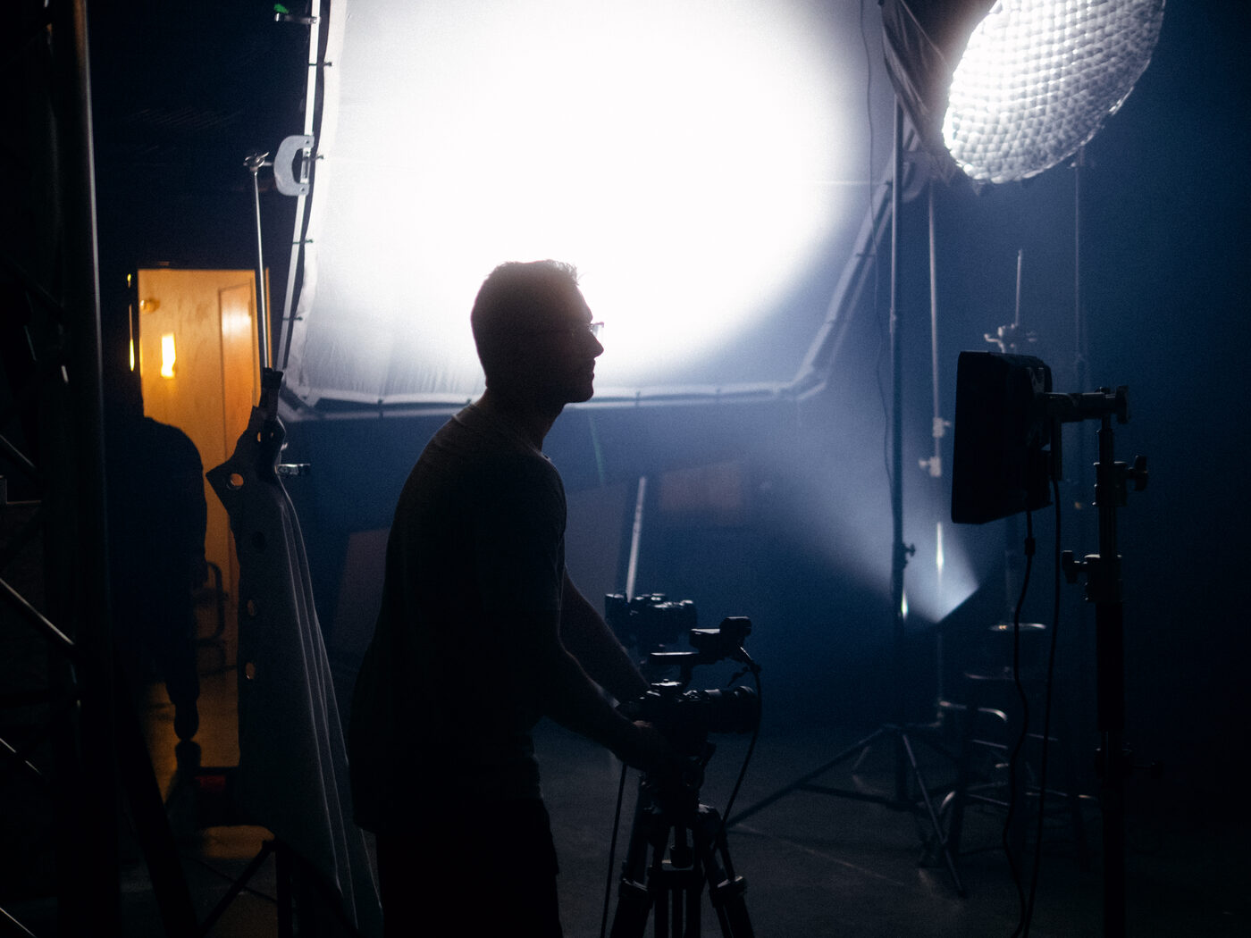 Parable Films crew filming on location